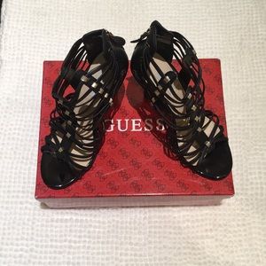Guess Gwleday Cage Heels 7.5